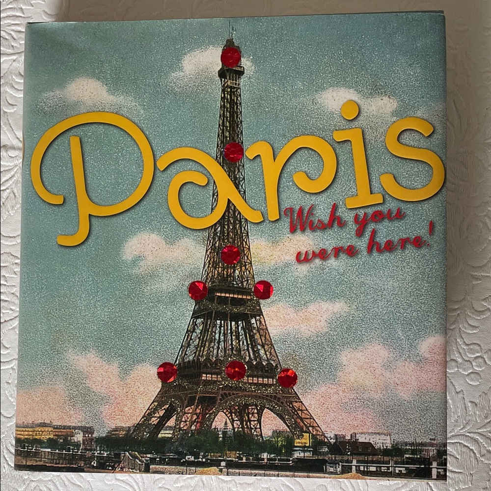 Paris hardcover coffee table book by travel writer Christopher Measom